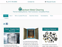 Tablet Screenshot of jacksonmetalcleaning.com